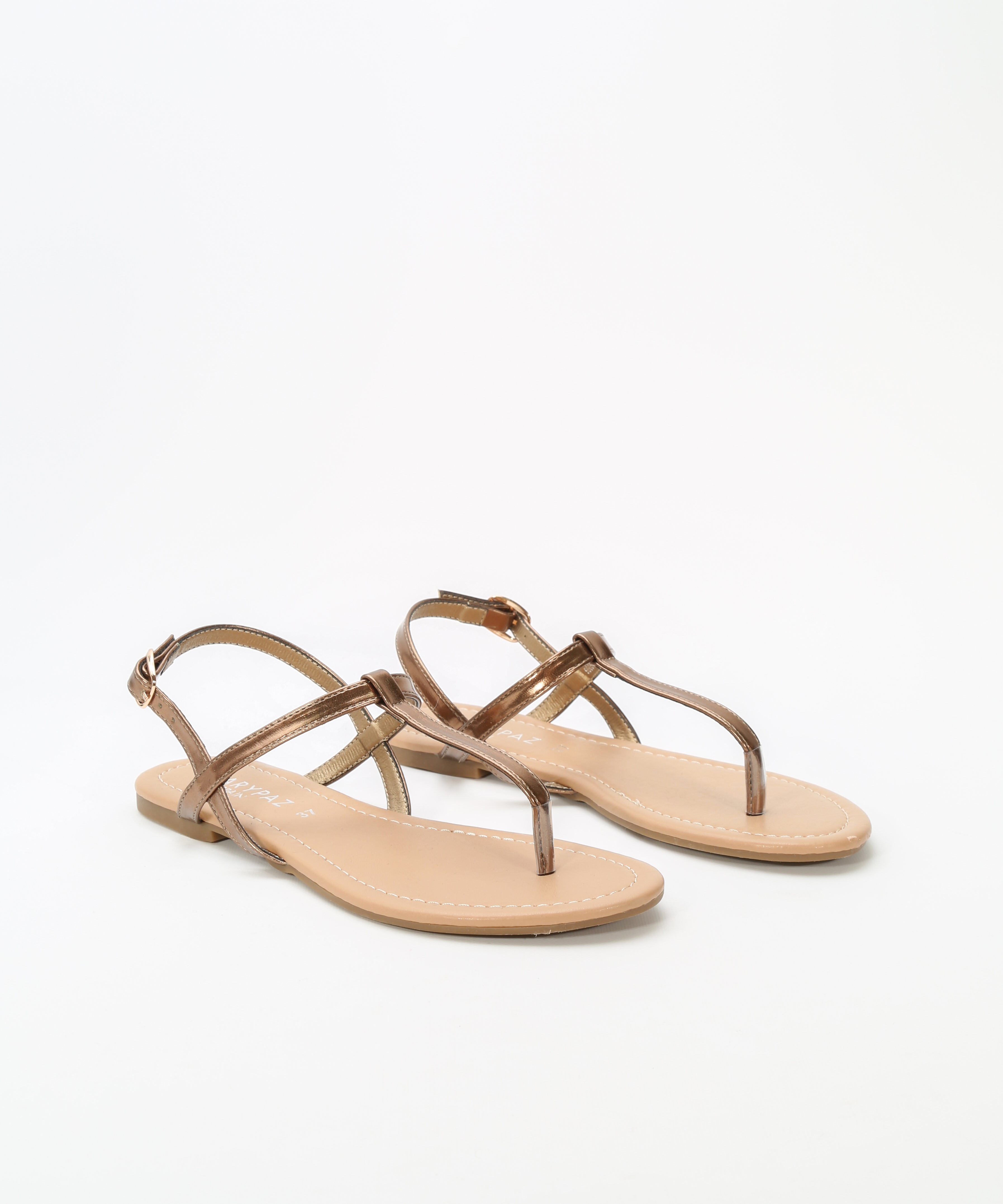 Sandalias planas dedo image number null